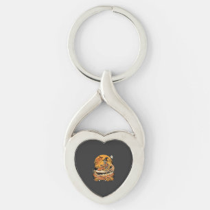 Jetski Halloween skelet heks pompoen ontwerp_1 Sleutelhanger