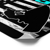 Jetski Jet Ski Jet Skier Amerikaans Verenigde Stat Poster (Hoek)