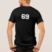 Jetski-liefhebber Patriotisch Tri-Blend Shirt (Achterkant)
