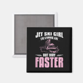 Jetski Meisje Magneet (Voorkant / Achterkant)