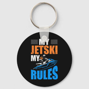 Jetski Outfit Jet Skier Jetski Vist Jet Ski Rid Sleutelhanger