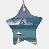 Jetski-paradijs Keramisch Ornament (Links)