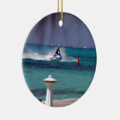 Jetski-paradijs Keramisch Ornament (Rechts)