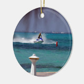 Jetski-paradijs Keramisch Ornament (Links)