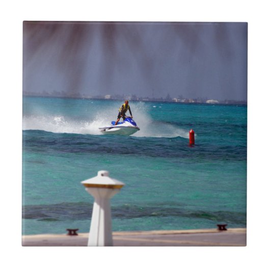 Jetski-paradijs Tegeltje (Voorkant)
