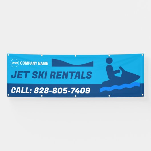 Jetski-verhuur aangepaste banner (Horizontaal)