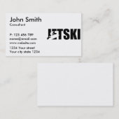 Jetski Visitekaartje (Voorkant / Achterkant)
