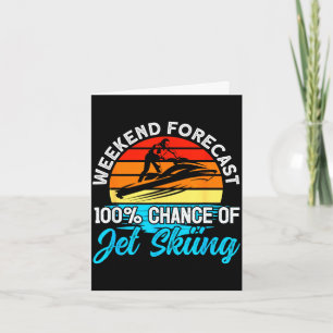 Jetski-weekendvoorspelling 100% kans op jet kaart