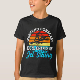 Jetski-weekendvoorspelling 100% kans op jet t-shirt