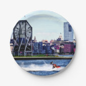 Jetskiën bij Colgate Clock Papieren Bordje (Voorkant)