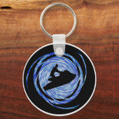 JETSKIËN DE CARRIBEAN SLEUTELHANGER (Voorkant)