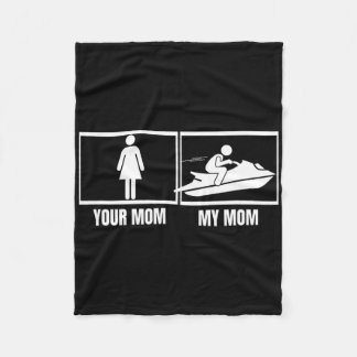 Jetskiën Met Je Moeder Mijn Moeder Dochter Zoon Gr Fleece Deken