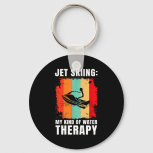 Jetskiën soort water therapie watersport jetski sleutelhanger