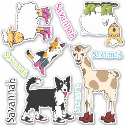 Jett en Vrienden Variety Sticker (Voorkant)