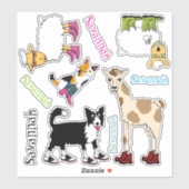 Jett en Vrienden Variety Sticker (Vel)