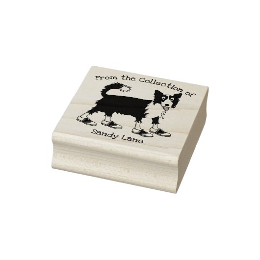 Jett the Border Collie Rubberstempel (Stempel)