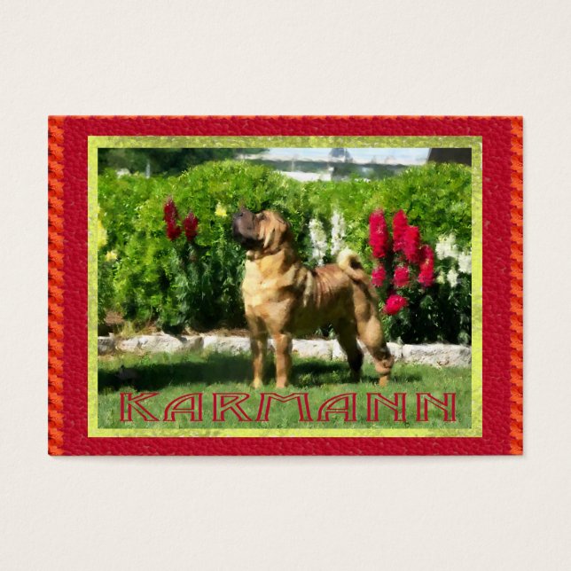 Jetta Shar-pei profielkaarten Visitekaartje (Voorkant)