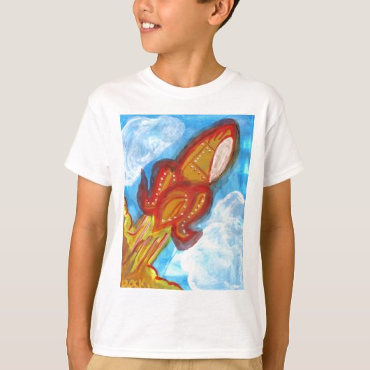 Jette Rockit! - Blast OFF! T-shirt (Voorkant)