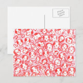 Jette Rockit! - Valentijn Hearts en SugarSkulls Feestdagenkaart (Voorkant / Achterkant)