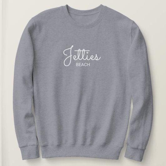 Jetties Sweatshirt Cursive (Design voorkant)
