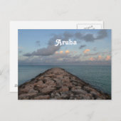 Jetty in Aruba Briefkaart (Voorkant / Achterkant)