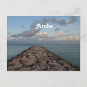 Jetty in Aruba Briefkaart (Voorkant)
