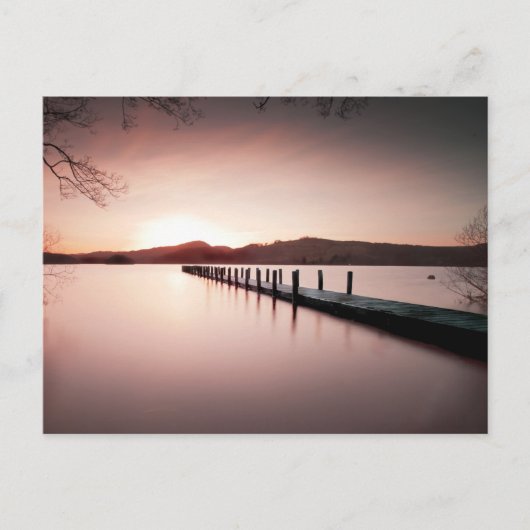 Jetty in Coniston Briefkaart (Voorkant)