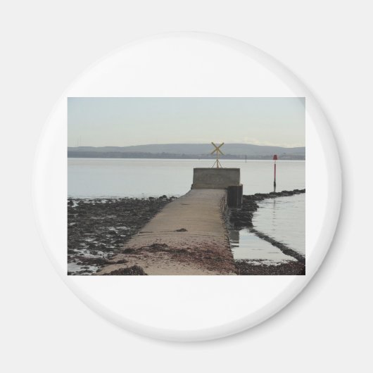 Jetty in Pennington Marsh, Lymington Magneet (Voorkant)