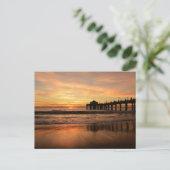 Jetty op Sunset Briefkaart (Staand voorkant)
