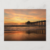 Jetty op Sunset Briefkaart (Voorkant)