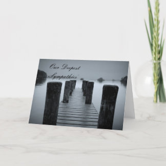 Jetty Our Deepest Sympathcards Card Kaart