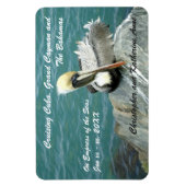 Jetty Pelican Personalized Stateroom deur markker Magneet (Verticaal)