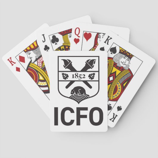 Jeu de cartes de l'ICFO Pokerkaarten (Achterkant)