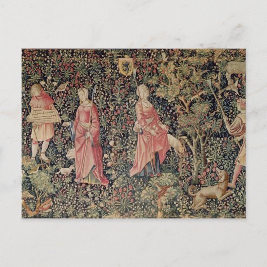 Jeu de Marelle et Cueillette de Fruits" Briefkaart (Voorkant)