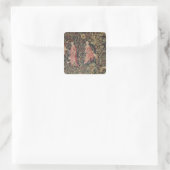 Jeu de Marelle et Cueillette de Fruits" Vierkante Sticker (Tas)