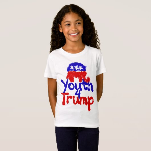 Jeugd 4 Trump T-shirt (Voorkant volledig)