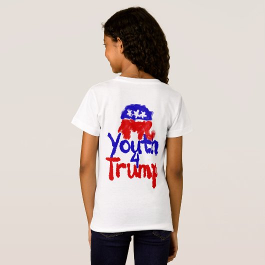 Jeugd 4 Trump T-shirt (Achterkant volledig)