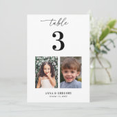 Jeugd Afbeeldingen Foto's & QR Code 5x7 bruiloft Kaart (Staand voorkant)