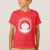 Jeugd Apple T-shirt rood (Voorkant)