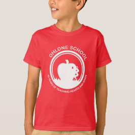 Jeugd Apple T-shirt rood