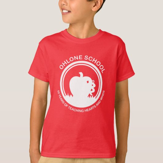 Jeugd Apple T-shirt rood (Voorkant)