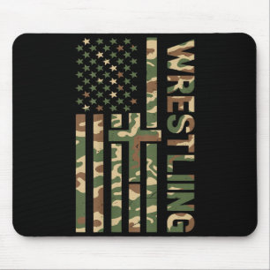 Jeugd Camo Worstelen Amerikaanse Vlag Us Patriotti Muismat