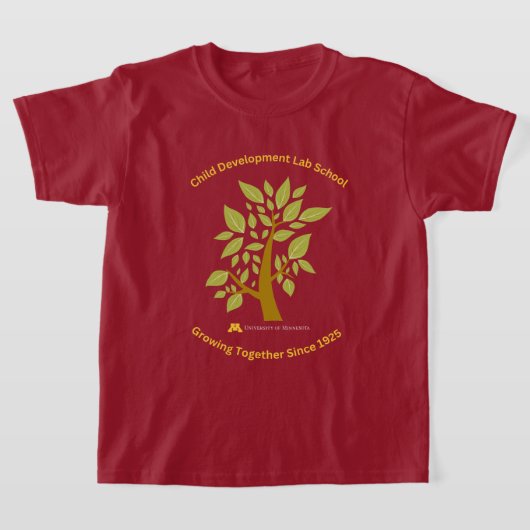 Jeugd CDLS Maroon Growing Together T-shirt (Laagn)