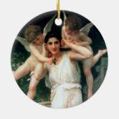 ‘Jeugd’ door Bouguereau Keramisch Ornament (Achterkant)