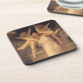 Jeugd door Bouguereau, Victoriaans Angels Portrait Bier Onderzetter (Linkerzijde)