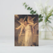 Jeugd door Bouguereau, Victoriaans Angels Portrait Briefkaart (Staand voorkant)