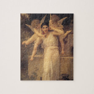 Jeugd door Bouguereau, Victoriaans Angels Portrait Legpuzzel