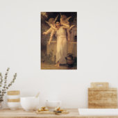 Jeugd door Bouguereau, Victoriaans Angels Portrait Poster (Keuken)