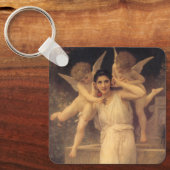 Jeugd door Bouguereau, Victoriaans Angels Portrait Sleutelhanger (Voorkant)