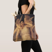 Jeugd door Bouguereau, Victoriaans Angels Portrait Tote Bag (Dichtbij)